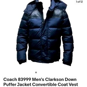 Authentic Coach Down Puffer Jacket